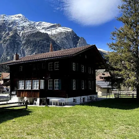 Familienferien Im Chalet Baergli Kandersteg Extérieur photo